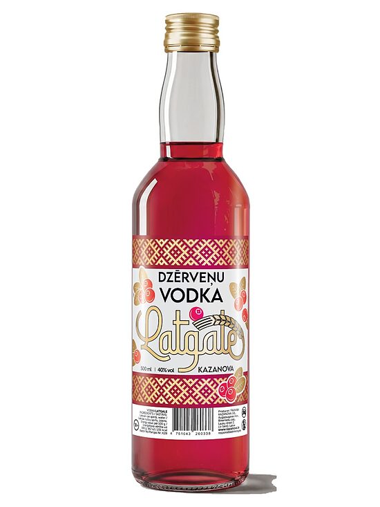 LATGALE DZĒRVEŅU VODKA 0.5L alc 38%